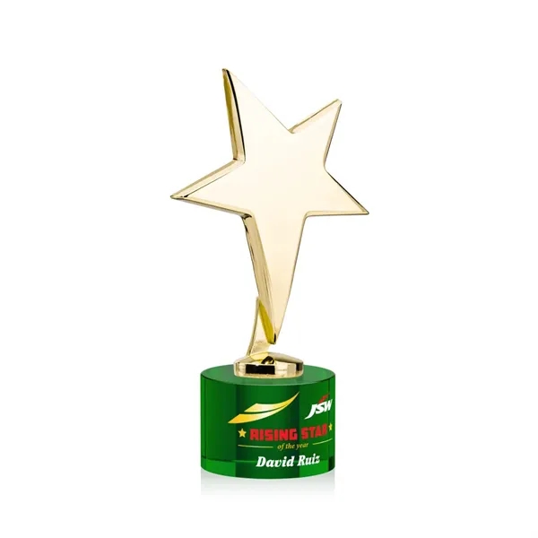 The Tuscany Star VividPrint™ Award on Base is a radiant symbol... from ASI 84592 St Regis Group / St Regis