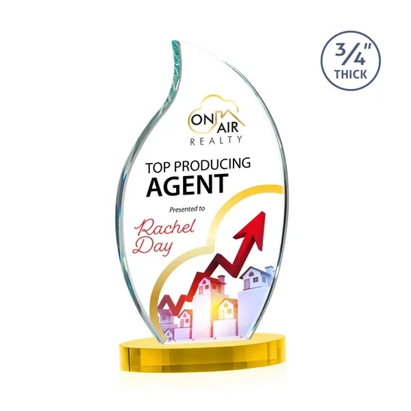 Croydon VividPrint™ Award on Alberton Base - Gold... from ASI 84592 St Regis Group / St Regis