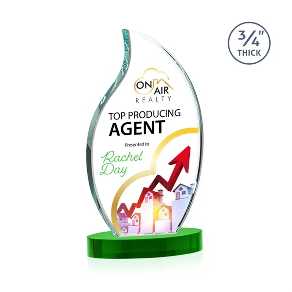 Croydon VividPrint™ Award on Alberton Base - Green... from ASI 84592 St Regis Group / St Regis