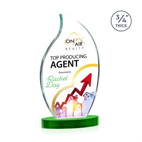 Croydon VividPrint™ Award on Alberton Base - Green... from ASI 84592 St Regis Group / St Regis