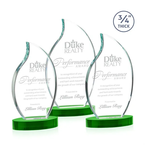 Croydon Flame Award on Alberton Base - Green... from ASI 84592 St Regis Group / St Regis