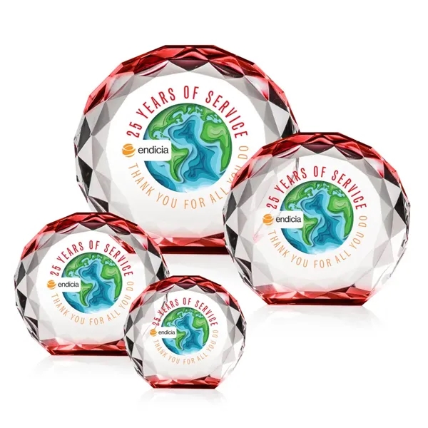 The Seville VividPrint™ Award is a freestanding crystal award with a... from ASI 84592 St Regis Group / St Regis