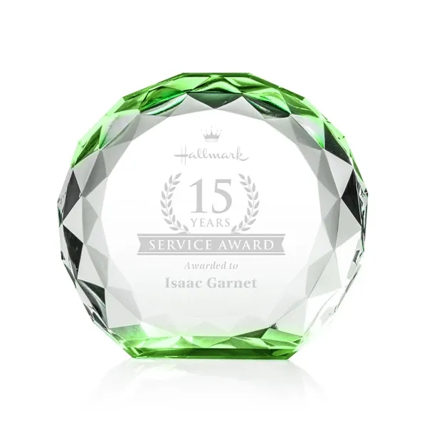 The Seville Award is a freestanding crystal award with a round,... from ASI 84592 St Regis Group / St Regis