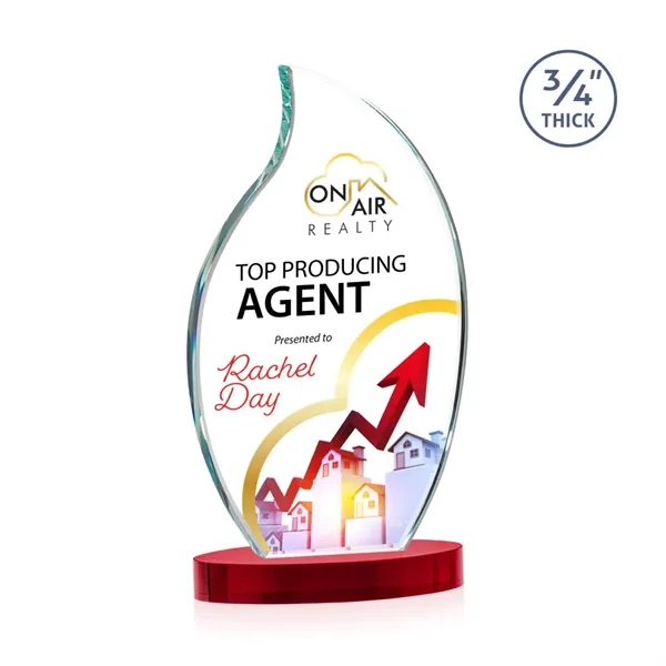 Croydon VividPrint™ Award on Alberton Base - Red... from ASI 84592 St Regis Group / St Regis