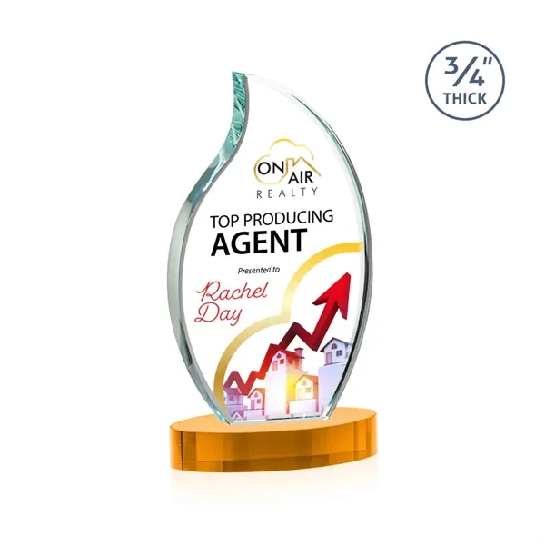 Croydon VividPrint™ Award on Alberton Base - Amber... from ASI 84592 St Regis Group / St Regis