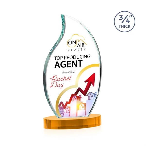 Croydon VividPrint™ Award on Alberton Base - Amber... from ASI 84592 St Regis Group / St Regis