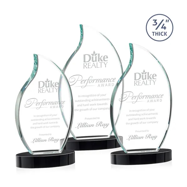 Croydon Flame Award on Alberton Base - Black... from ASI 84592 St Regis Group / St Regis