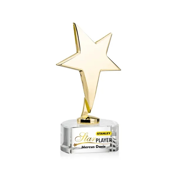 The Tuscany Star VividPrint™ Award on Base is a radiant symbol... from ASI 84592 St Regis Group / St Regis
