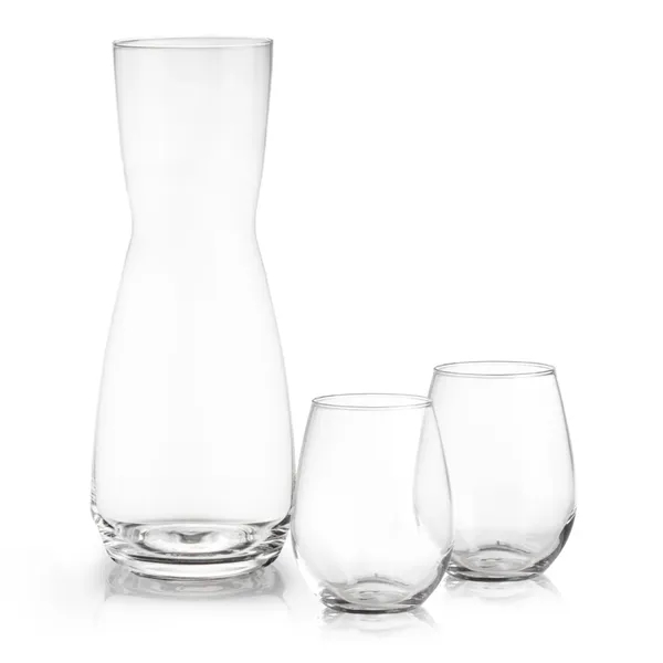 The Mason Carafe & Wine Glass Set pairs the elegant Mason... from ASI 84592 St Regis Group