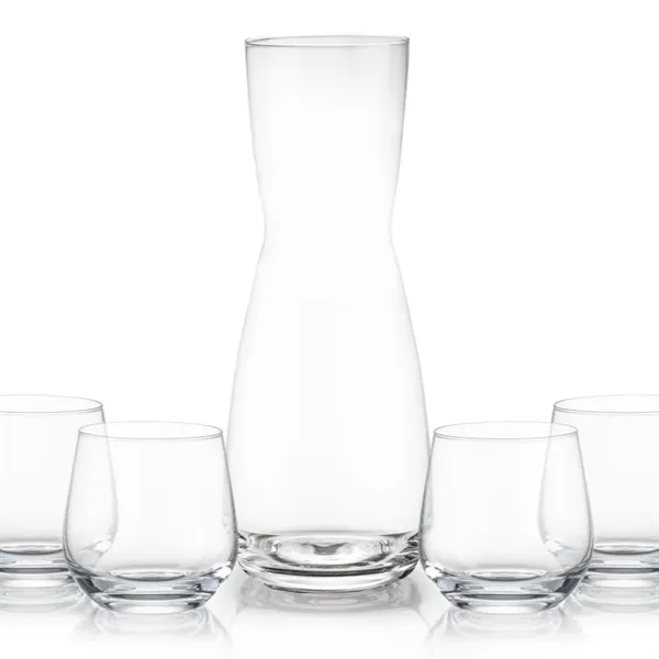 The Mason Carafe & Wine Glass Set pairs the elegant Mason... from ASI 84592 St Regis Group
