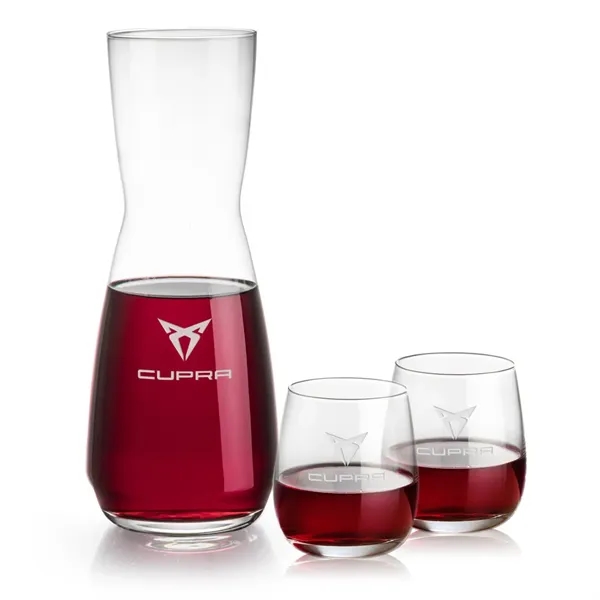 The Mason Carafe & Wine Glass Set pairs the elegant Mason... from ASI 84592 St Regis Group