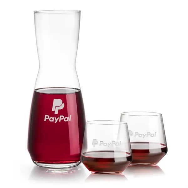 The Mason Carafe & Wine Glass Set pairs the elegant Mason... from ASI 84592 St Regis Group