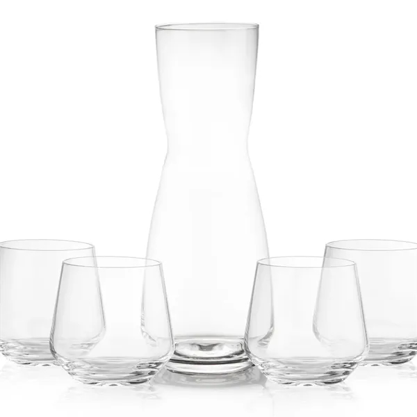 The Mason Carafe & Wine Glass Set pairs the elegant Mason... from ASI 84592 St Regis Group
