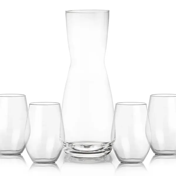 The Mason Carafe & Wine Glass Set pairs the elegant Mason... from ASI 84592 St Regis Group