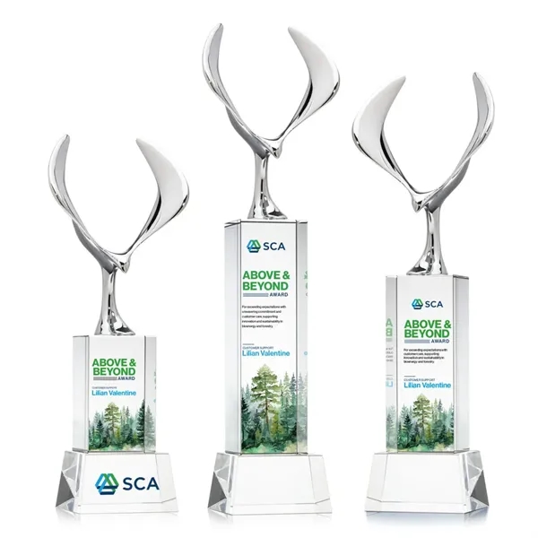 The Maverick Eagle VividPrint™ Award showcases a soaring chrome eagle, a... from ASI 84592 St Regis Group / St Regis