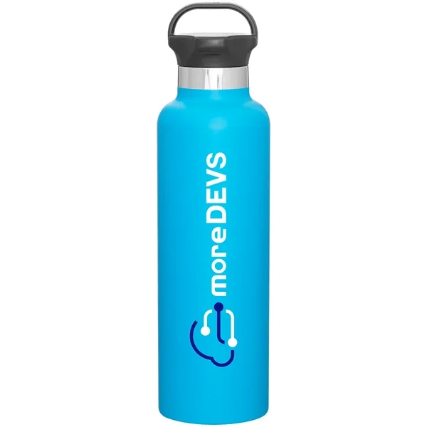 24 oz double wall 18/8 stainless steel thermal bottle with copper... from ASI 51197 ETS Express, LLC