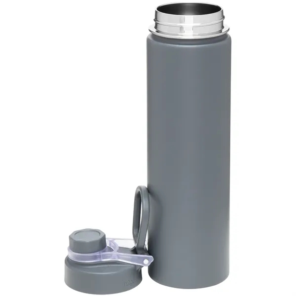 24 oz powder coated double wall 18/8 stainless steel thermal tumbler... from ASI 51197 ETS Express, LLC