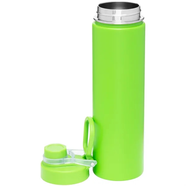 24 oz powder coated double wall 18/8 stainless steel thermal tumbler... from ASI 51197 ETS Express, LLC