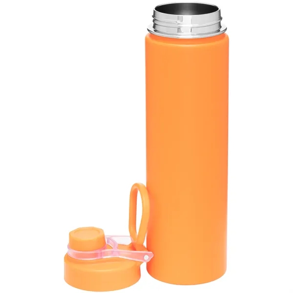 24 oz powder coated double wall 18/8 stainless steel thermal tumbler... from ASI 51197 ETS Express, LLC