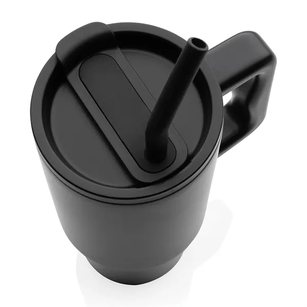 30.4 oz. double-wall, vacuum-insulated tumbler with handle, lid and straw.... from ASI 56070 Gemline / Gemline®