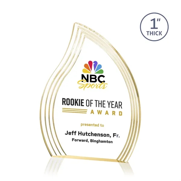 Tidworth Blaze VividPrint™ Award - Clear Gold... from ASI 84592 St Regis Group / St Regis