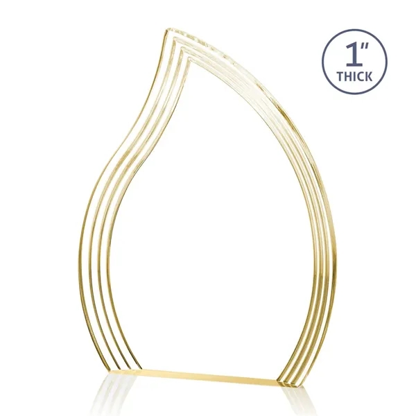 Tidworth Blaze VividPrint™ Award - Clear Gold... from ASI 84592 St Regis Group / St Regis