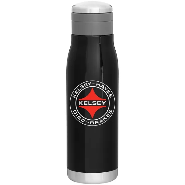 25 oz double wall 18/8 stainless steel thermal bottle with dual... from ASI 51197 ETS Express, LLC