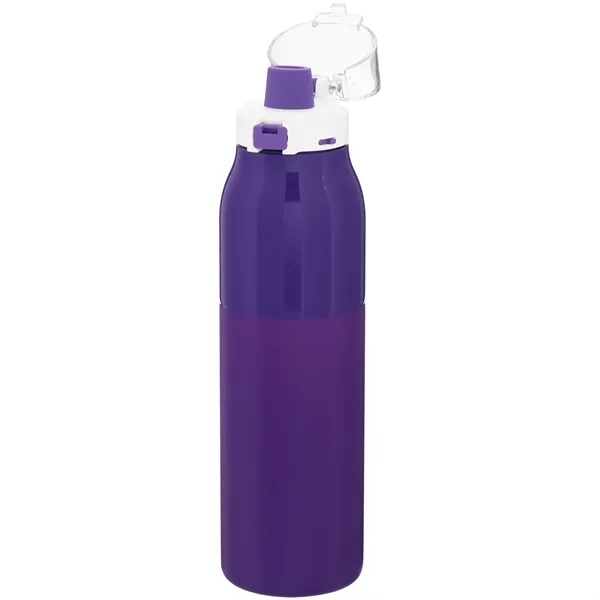 25 oz single wall stainless steel water bottle with threaded lid... from ASI 51197 ETS Express, LLC