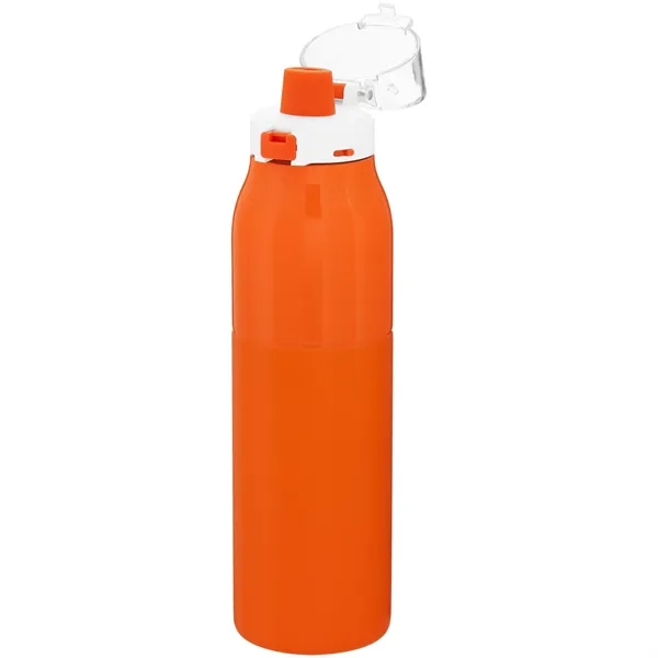 25 oz single wall stainless steel water bottle with threaded lid... from ASI 51197 ETS Express, LLC