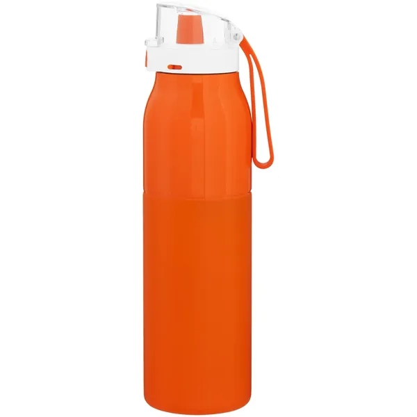 25 oz single wall stainless steel water bottle with threaded lid... from ASI 51197 ETS Express, LLC