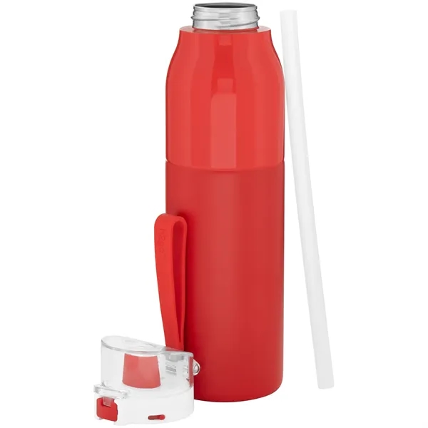 25 oz single wall stainless steel water bottle with threaded lid... from ASI 51197 ETS Express, LLC