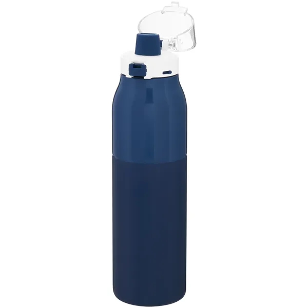 25 oz single wall stainless steel water bottle with threaded lid... from ASI 51197 ETS Express, LLC