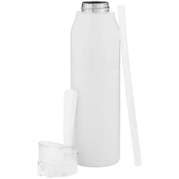 25 oz single wall stainless steel water bottle with threaded lid... from ASI 51197 ETS Express, LLC