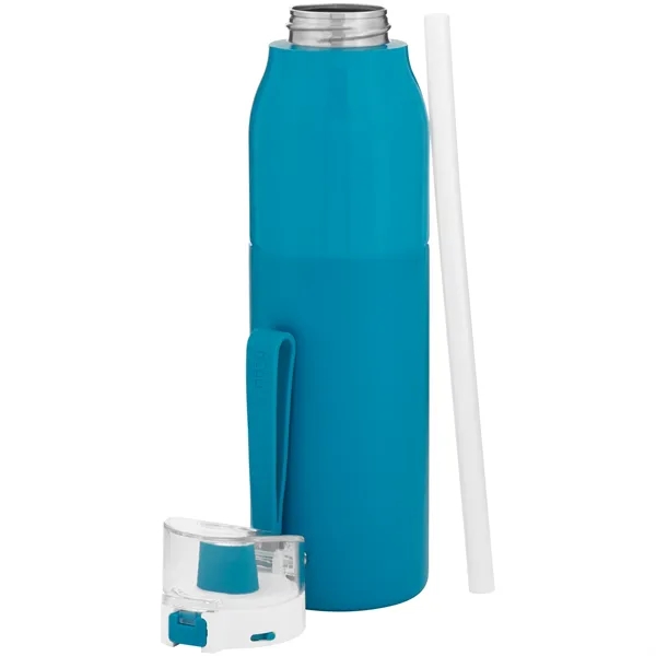 25 oz single wall stainless steel water bottle with threaded lid... from ASI 51197 ETS Express, LLC