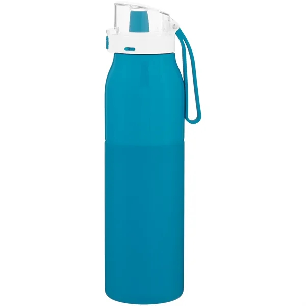25 oz single wall stainless steel water bottle with threaded lid... from ASI 51197 ETS Express, LLC