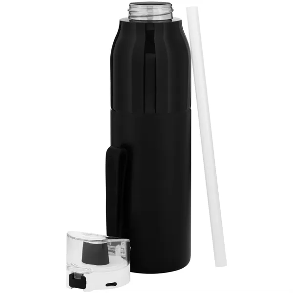 25 oz single wall stainless steel water bottle with threaded lid... from ASI 51197 ETS Express, LLC