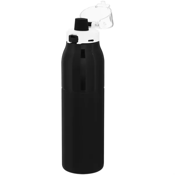 25 oz single wall stainless steel water bottle with threaded lid... from ASI 51197 ETS Express, LLC
