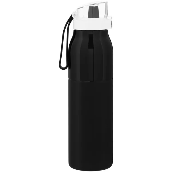 25 oz single wall stainless steel water bottle with threaded lid... from ASI 51197 ETS Express, LLC