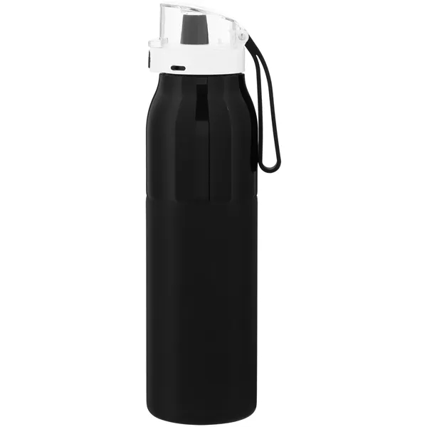 25 oz single wall stainless steel water bottle with threaded lid... from ASI 51197 ETS Express, LLC