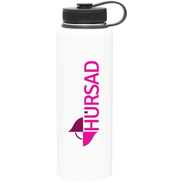 40 oz double wall 18/8 stainless steel thermal bottle with copper... from ASI 51197 ETS Express, LLC