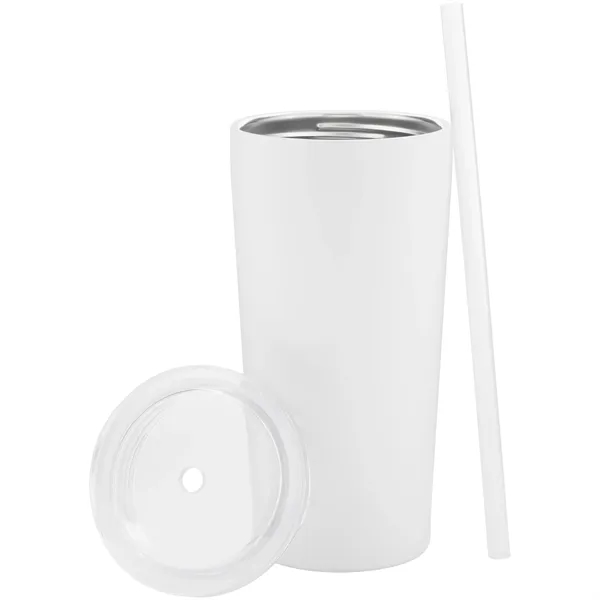 24 oz 90% post-consumer recycled stainless steel tumbler with copper vacuum... from ASI 51197 ETS Express, LLC