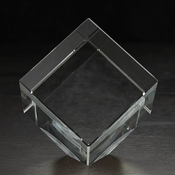 Extra-large 3D crystal jewel cube.... from ASI 68507 The Magnet Group / Benchmark Crystal & Clocks