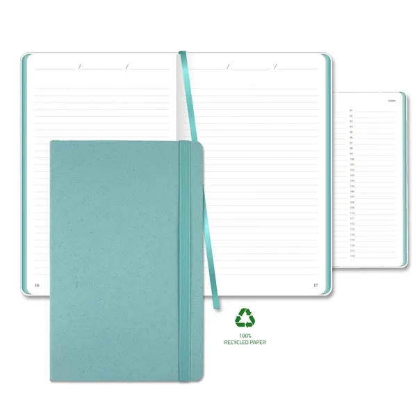 Carapace medio journal with medio lined recycled white pages.... from ASI 68507 The Magnet Group / Castelli