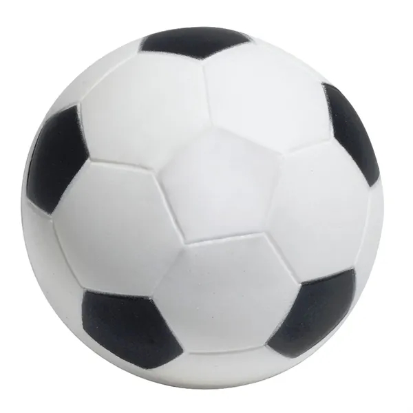 Soccer ball shaped stress reliever made of polyurethane foam.... from ASI 68507 The Magnet Group / Perfect Line