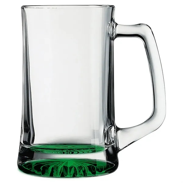 25 oz. glass beer mug with a thick protruding star-bottom base.... from ASI 68507 The Magnet Group / Benchmark Crystal & Clocks