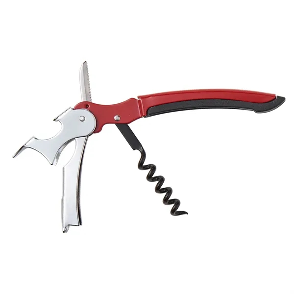 Two tone wine bottle opener plus 1 color pad print imprint... from ASI 37218 Athena Promo (tm)