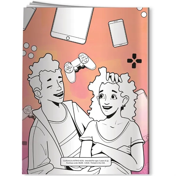 Healthy Media Habits coloring book for a fun way of teaching... from ASI 54100 Fields Manufacturing Inc / Better Life Line