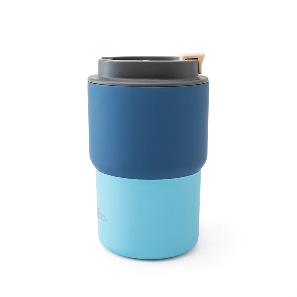 Double wall 12 ounce coffee mug with screw-top leak proof lid.... from ASI 31518 ADNART