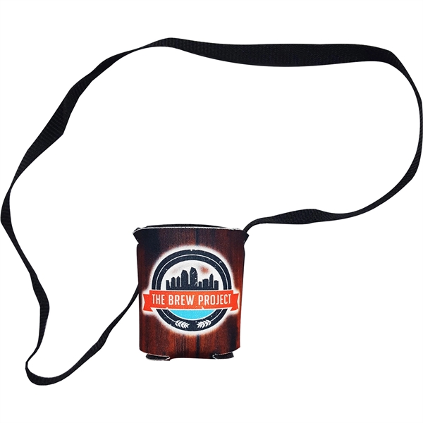 American-made beer taster cooler with neck strap fits 4-5 oz glasses;... from ASI 61966 HPG / Best Promotions USA