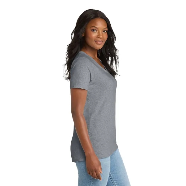 Port & Company Ladies Core Cotton V-Neck Tee.... from ASI 84863 SanMar